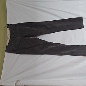 Lands End Canvas, Grey Fine Wale Corduroy Pants, Size 27